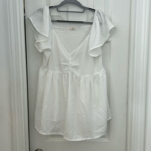 Magnolia boutique white shirt size large